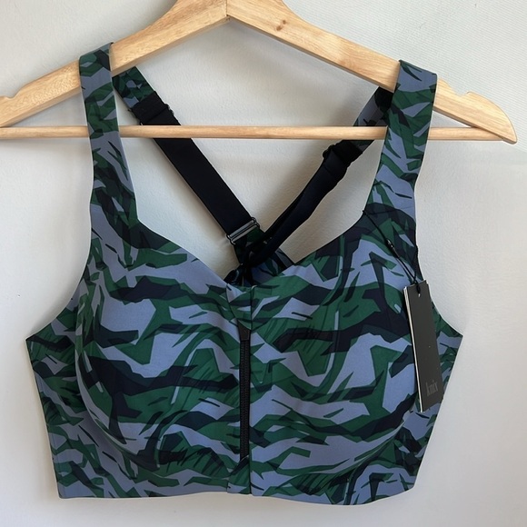 NWT knix Catalyst Front Zip Sports Bra SZ 7 - Picture 2 of 4